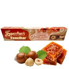 Sperlari Milk Chocolate with Hazelnut Covered with Caramelized White Chocolate 200g