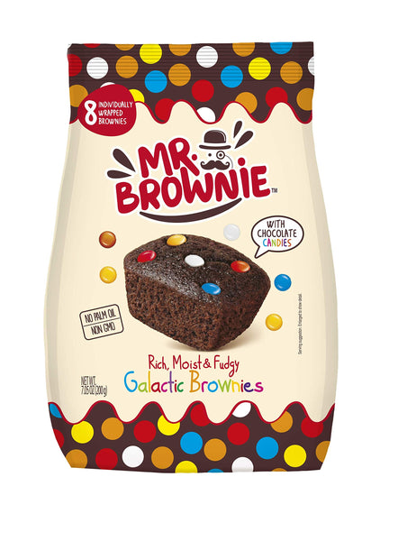 Mr Brownie Chocolate Brownies with chocolate Candies 200g