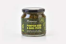 Romesco Pumpkin Seed and Basil Pesto 250g