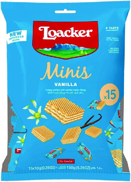 Loacker Mini Vanilla Wafers 150g