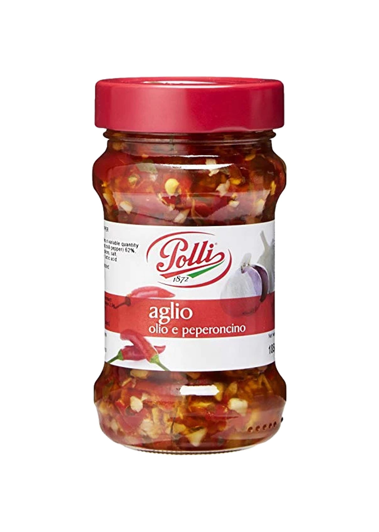 Polli Aglio e Peperoncino (Peppers in Garlic , Oil and Chili ) 185g