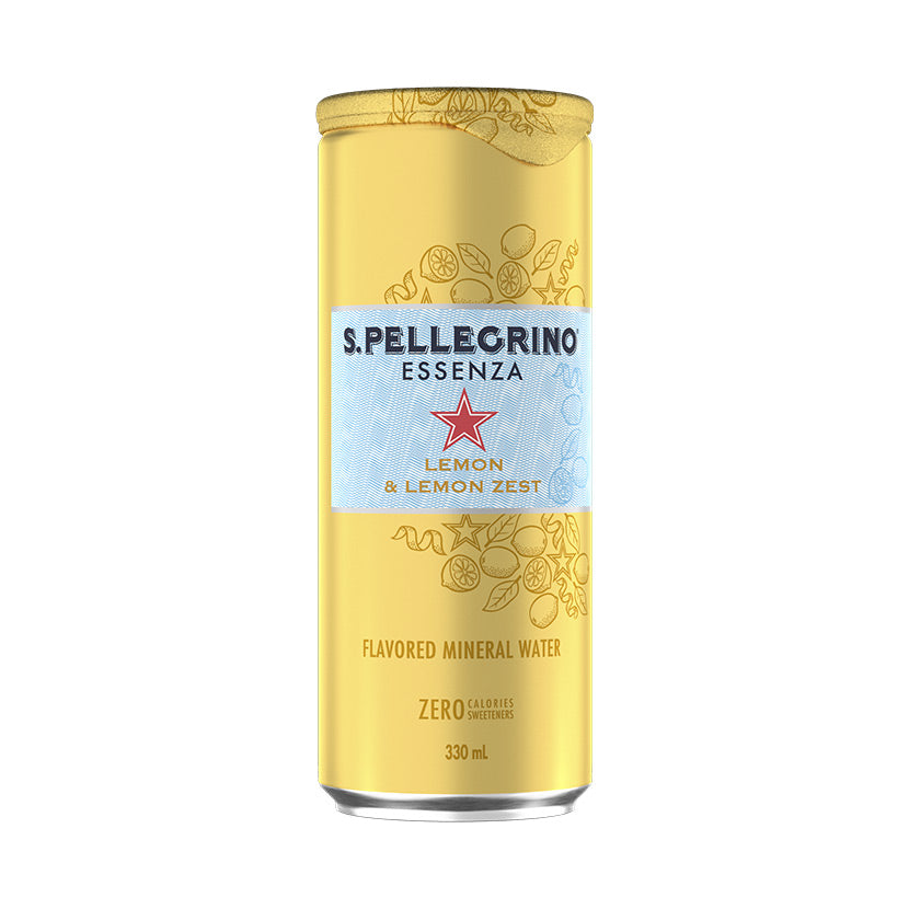 San Pellecrino Essenza Lemon & Lemon Zest (Flavoured mineral Water) 330ml