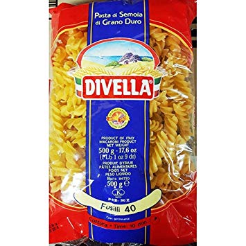 Divella Fusilli No 40 Pasta 500g
