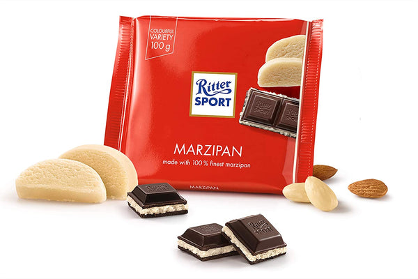 Ritter Sport Dark Chocolate with Marzipan Filling 100g