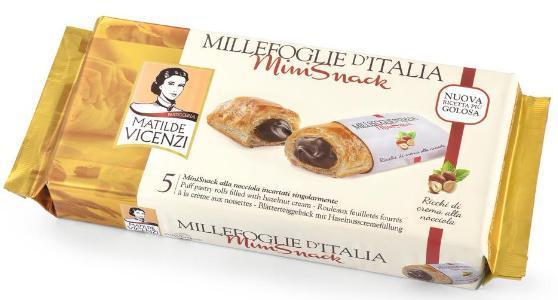 Millefoglie d Italia Mini Snack All Nocciola 125G