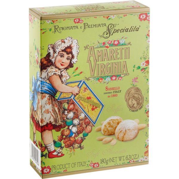 Virginia Amaretti Classic Lithographed Box 180g