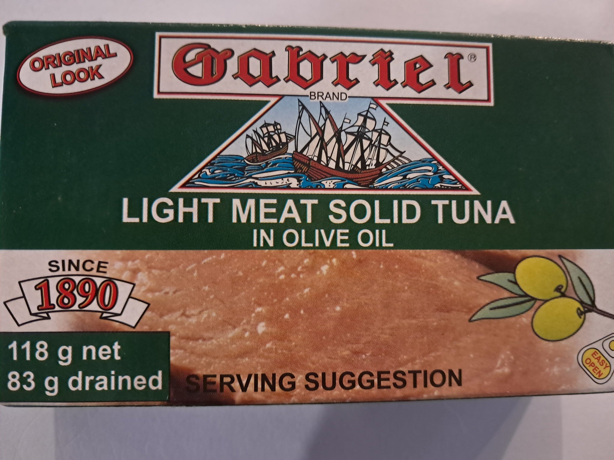 Gabriel Tuna Chunks in Olive Oil 118g