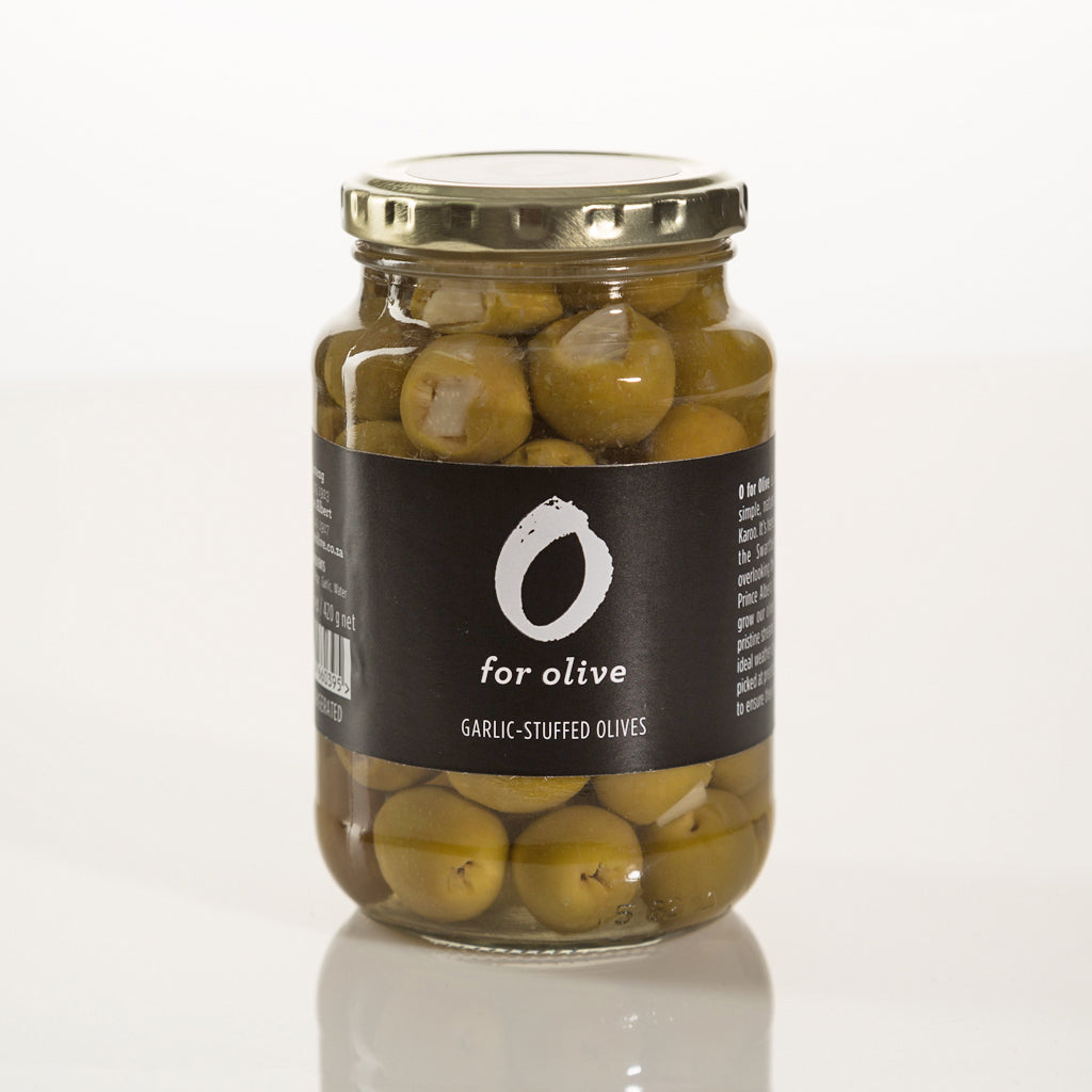 O for Olive Garlic Stuffed Olives 420g