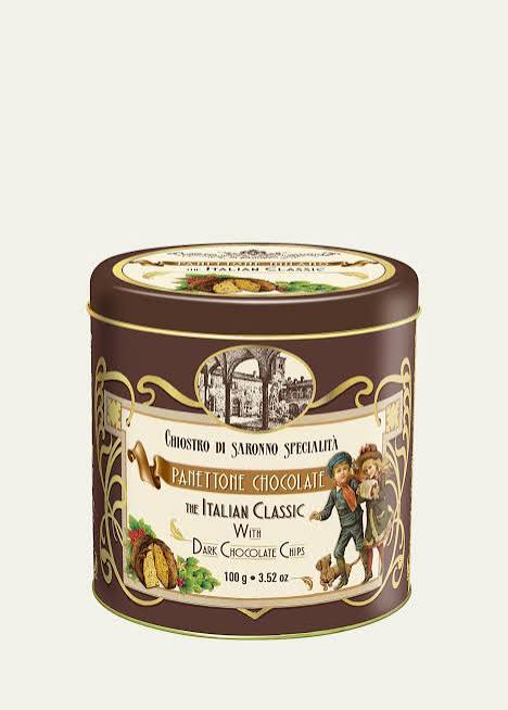 Lazzaroni Chocolate Chip Panettone Metal Tin Vintage Memories 100g
