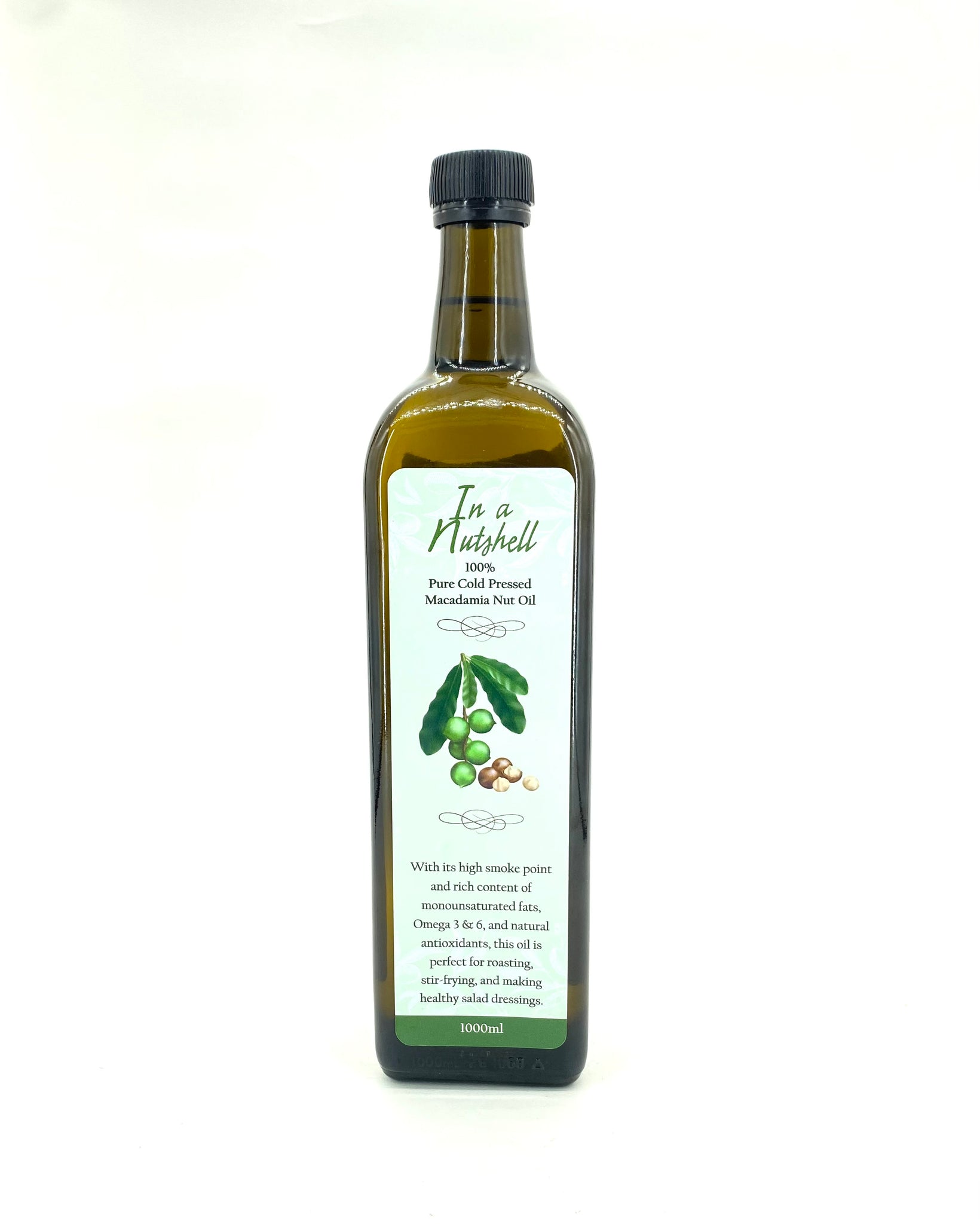In a Nutshell Pure Cold Pressed Macadamia Nut Oil 1L