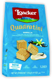 Loacker Quadratini Vanilla  Wafers 125g