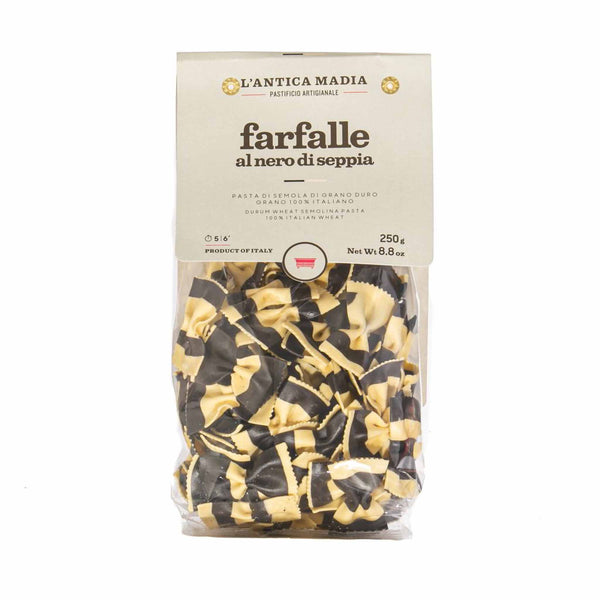 Pasta Antica Madia Farfalle Squid Ink