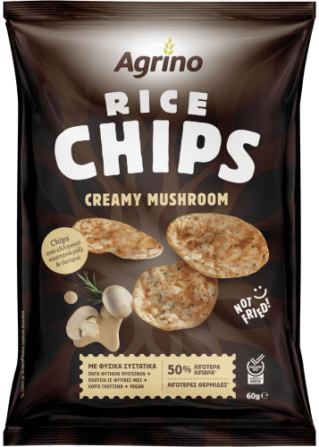 Agrino Rice Chips Mushrooms 60g