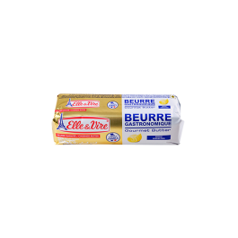Elle & Vire Soft French Roll of Unsalted Butter 250g