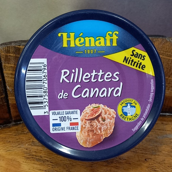 Henaff Duck Rillette in a Tin 72g