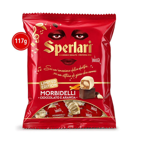 Sperlari Nougat Coated with White and Dark Chocolate 117g