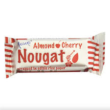 Massams Almond Cherry  Nougat 25g