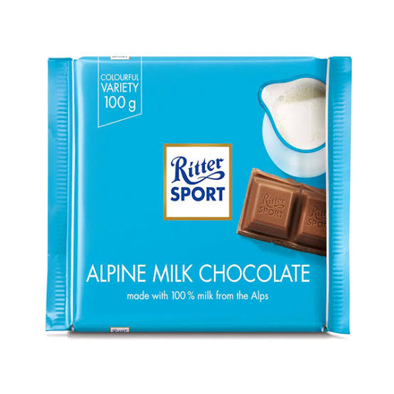 Ritter Sport Alpine Milk Chocolate 100g