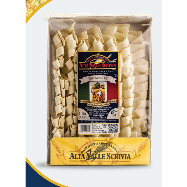 Pasta Alta Valle Scrivia Pappardelle Nest Flat Box 500g