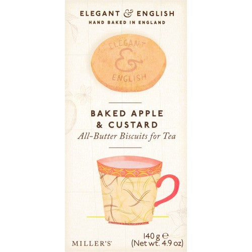 Millers Baked Apple and Custard Biscuits 140g