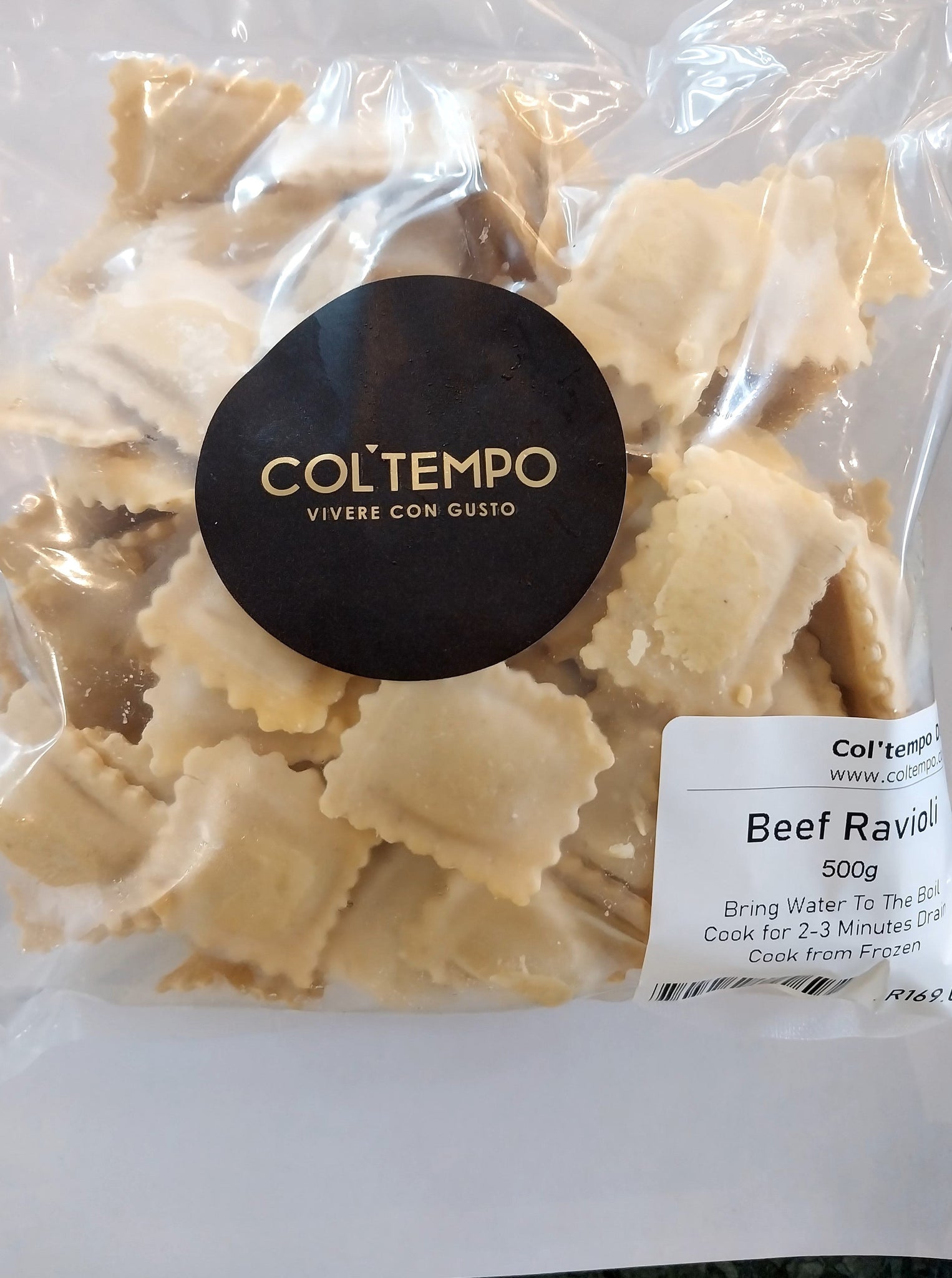 Beef Frozen Ravioli 500g – Col'tempo