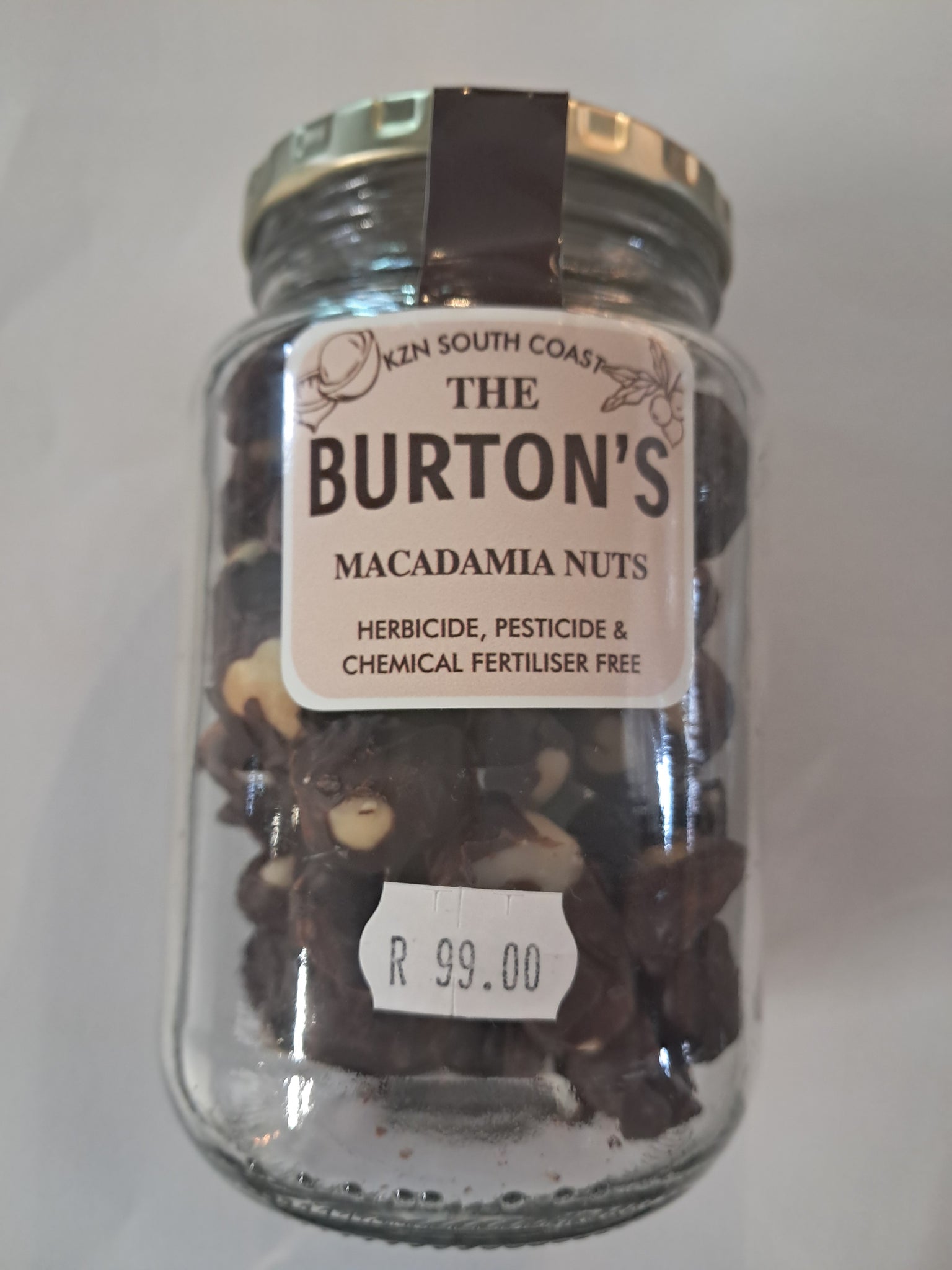 Burtons Macadamia Nuts with Dark Belgium Chocolate 160g