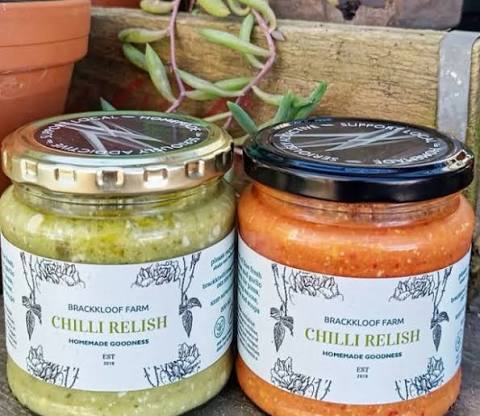 Brackkloof Farm Green Chilli Relish 300g