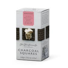 The Fine Cheese Co Crackers Heritage Charcoal Squares 140g