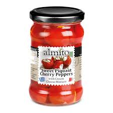 Almito Cherry Peppers with Cream Cheese 280g