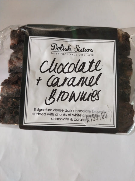 Delish Sisters Chocolate and Caramel Brownies