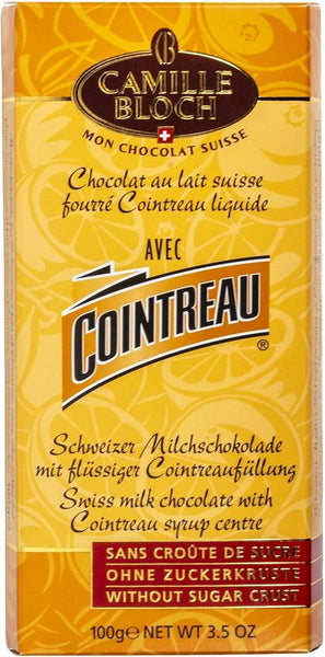 Camille Bloch Swiss Milk Chocoate with Cointreau Syrup 100g