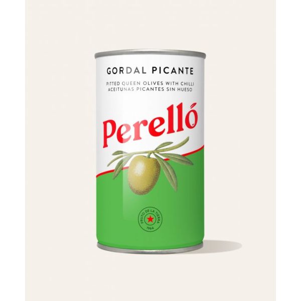 Perello Olives Gordal Queen green Pitted Chilli