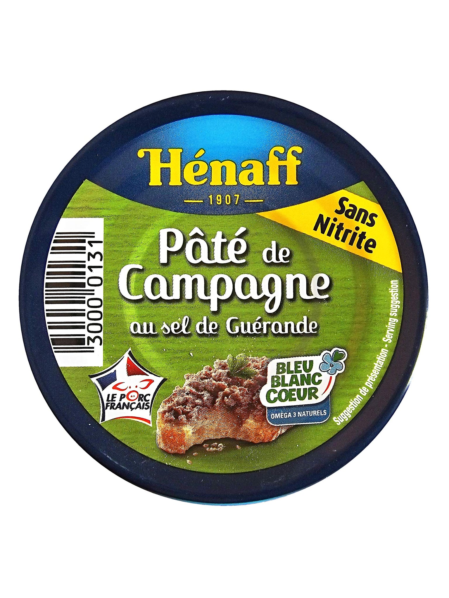 Henaff Country Pate in a Tin 78g