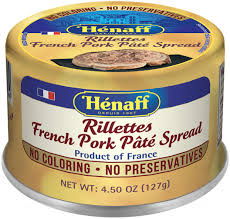 Henaff Porc Rillette in a Tin 78g