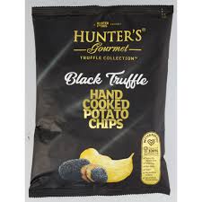 Hunters Black Truffle Chips 100g