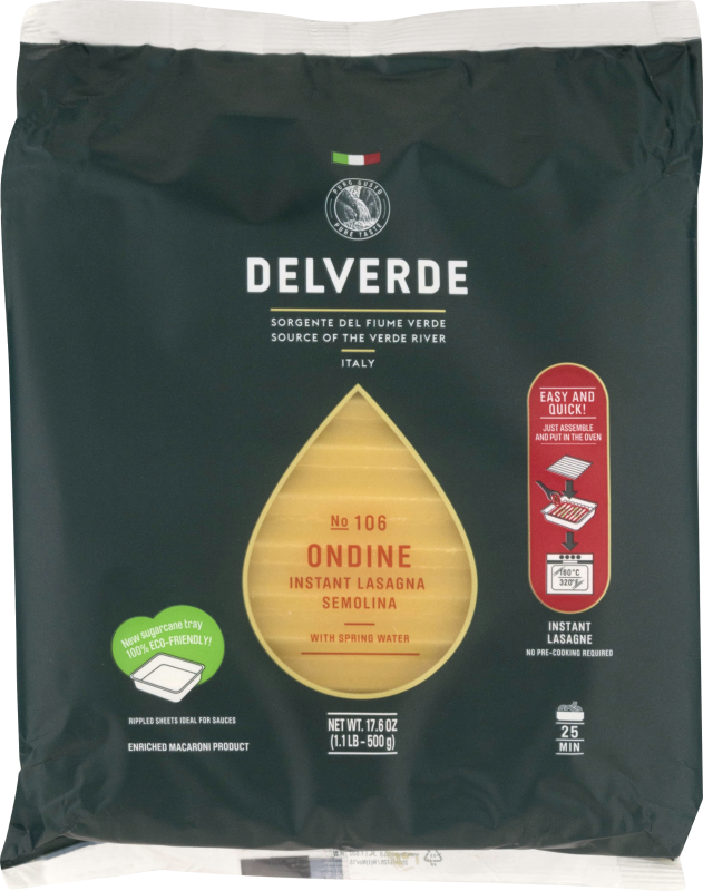 Delverde no 106 Ondine Instant Lasagna 500g