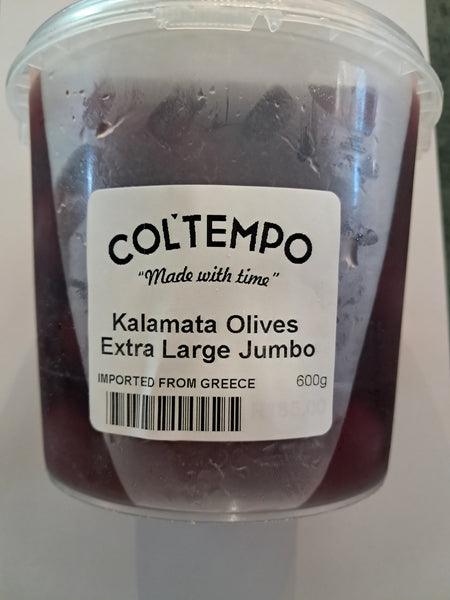 Coltempo Kalamata Olives Extra Large Jumbo (Imported from Greece) 600g