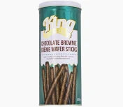 King Nibble Chocolate Brownie Wafer Sticks 200g