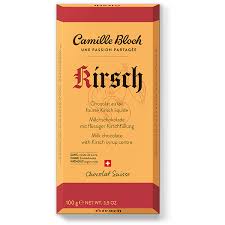 Camille Bloch Swiss Milk Chocolate with Kirsch Syrup Center 100g