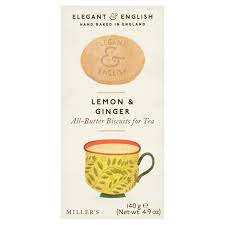 Millers Lemon and Ginger Biscuits 140g