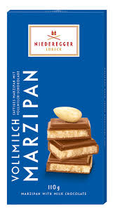 Niederegger Marzipan Bar with Milk Chocolate 110g