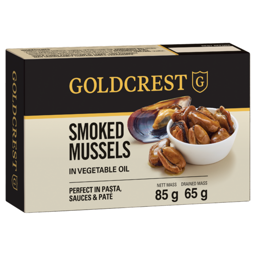 Goldcrest Smoked Mussels 85g