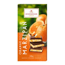 Niederegger Marzipan Bar with Orange and Chocolate 110g