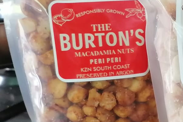 The Burtons Macadamia Peri-Peri Nuts 50g