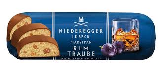 Niederegger Marzipan Rum and Raisin loaf 125g