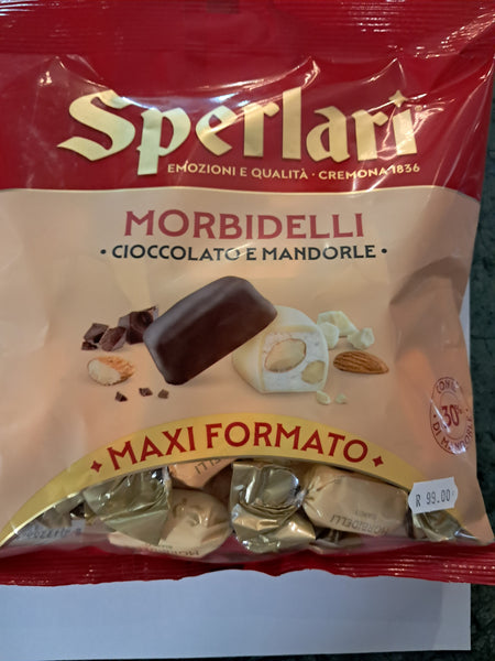 Sperlari Soft Nougat with Almonds Dark and White Chocolate 280g