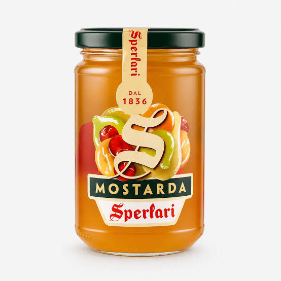 Sperlari Mostarda Candied Fruit in a Mustard Flavoured Syrup 720g