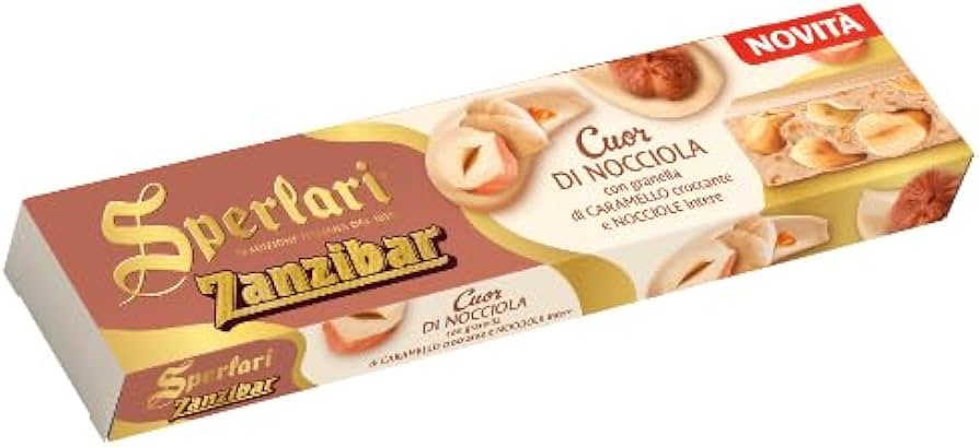 Sperlari Caramel White Chocolate with Hazelnuts 200g