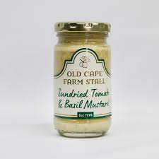 Old Farm Cape Stall Sundried Tomato and Basil Mustard 150g