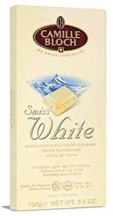 Camille Bloch Fine Swiss White Chocolate 100g